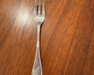 Sterling cocktail forks set of six