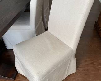 Parson's-styled dining chairs - 6 available