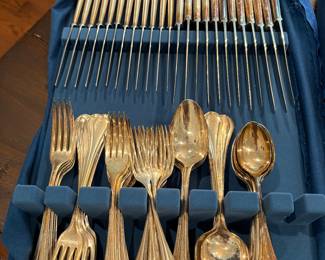 Christofle  French Vintage - 7-piece place setting for 12 - markings near tines (on forks) 

