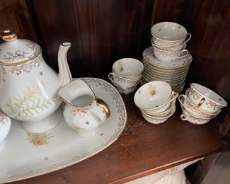 French Antique Porcelaine Limoges - Picor Reserve - "Fougere Limousine"