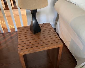 Another view of the MCM nesting side tables and lamp
