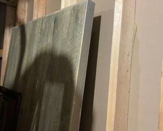 plank table - with base to coordinate with all season wicker side chairs (more photos coming)