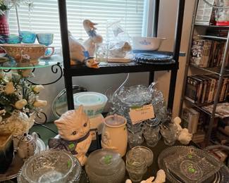 ASSORTED GLASSWARE