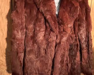 BROWN RABBIT FUR
