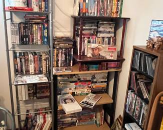 DVD, CD AND VHS COLLECTION