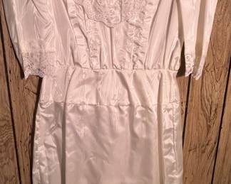 TAFFETA AND LACE DRESS