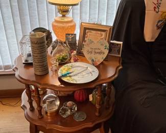 ROUND ITALIANATE SIDE TABLE