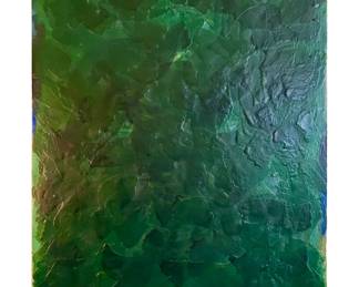 Jean St. Pierre - Nucma - Painted wax encaustic over painted Canvas - 1976