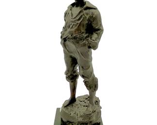 V.B. Szczebelewski - Le Mousse Siffleur - Bronze Statue - 1889