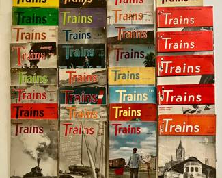 Trains Magazine - 1943 to 1950 - Lot of 30