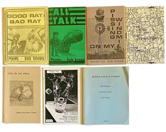 Small Press Poetry Anthologies, 1980-1984, Lot of 7