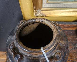 Antique small Stoneware pot