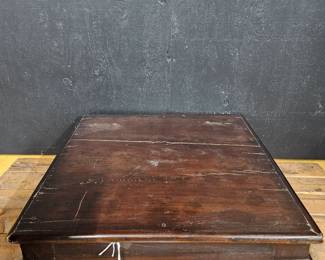 Low antique oriental wood table