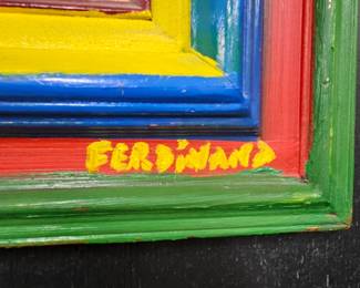 Painting signed by artist Ferdinand
