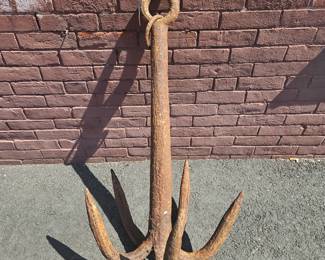 Cast iron anchor