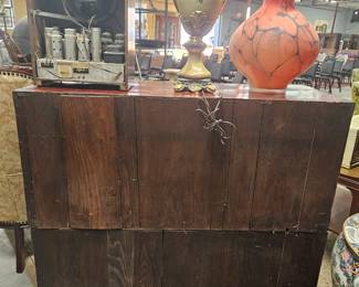 Back view of Japanese chest