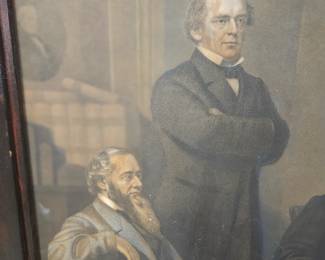 Circa 1875 Hand colored original