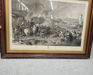Framed piece of history “On The March”