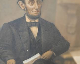 Abraham Lincoln close up view