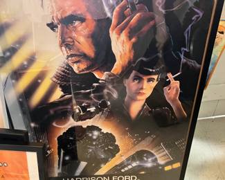 Original 1982 Blade Runner Theater Poster 39" x 26" Poster