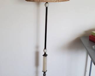Victorian marble base floor lamp