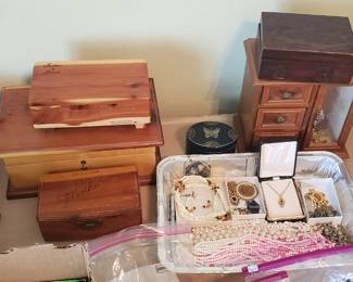 Jewelry and boxes
