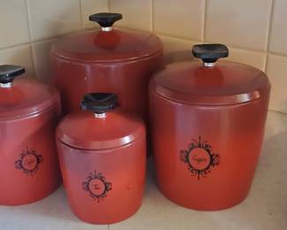 Very cool Retro canister set