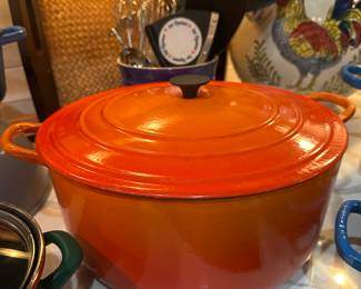 Le Creuset Large enamel cast iron 