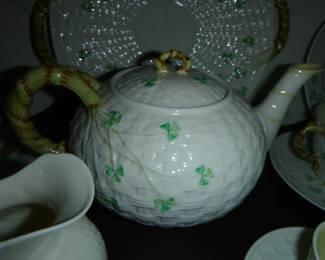 BELLEEK SHAMROCK AND OTHER PATTERNS CHINA