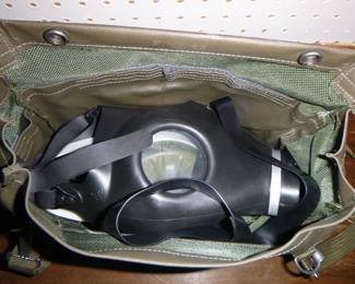 SEVERAL GAS MASKS