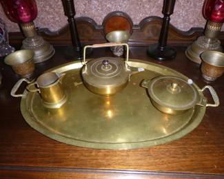 BRASS TEASET