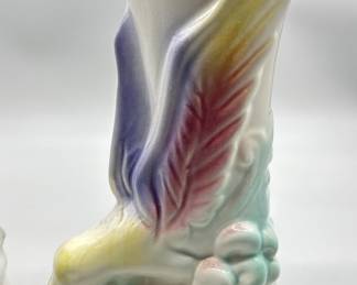 Morton Pottery Bird of Paradise Wall Pocket Vase
