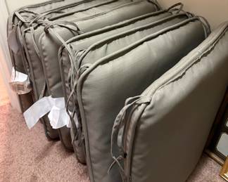 Set of 8 Patio Cushions 