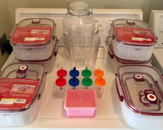 Sealed 3-Piece rectangle vacuum preserving container sets