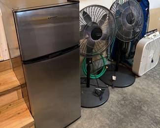 Mini Fridge w/ Freezer / Lasko Floor Fans