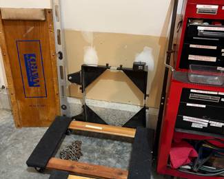 Craftsman 22303 Rolling Base, Flat Wood Mover Dolly’s, Vintage Montgomery Ward Mechanic Creeper