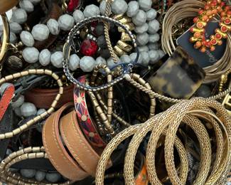 I have a big basket of jewelry to sell. [The more upscale jewelry from this estate, of which there is SO MUCH MORE, is being sold on eBay @sugarbaber]