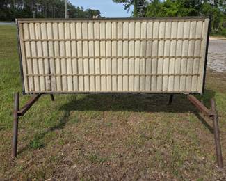 Outdoor Sign with Letters