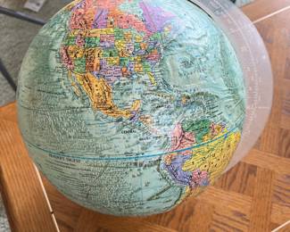Readers Digest World Globe SOLD