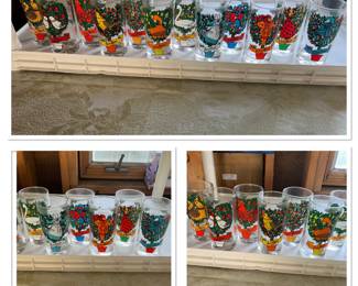 The Twelve Days of Christmas Drinking Glasses
