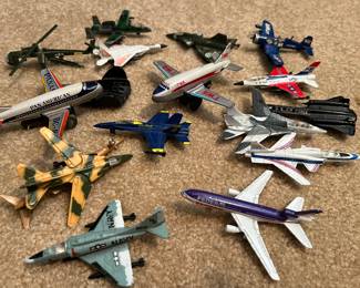 Vintage toy planes