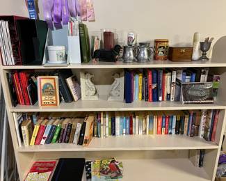 Books and large bookcase