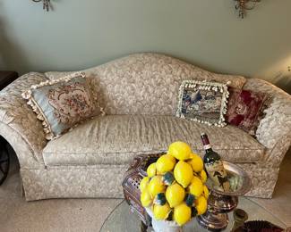 Floral sofa