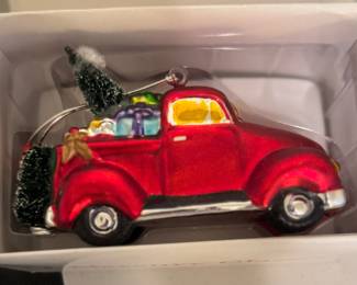 Mercury Glass Christmas Ornament.