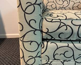 Pair of Upholstered Club Chairs. Matching Ottoman Available, Too. Photo 2 of 2.