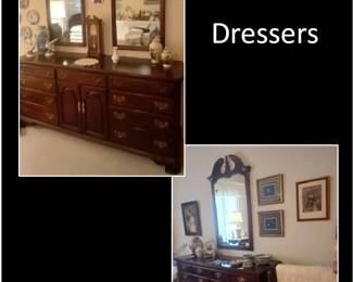 Dressers by Ethan Allen SOLD - DRESSER IN UPPER PICTURE, QUILT RACK