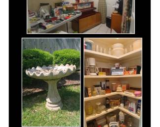 Laundry Room, Birdbath, Pantry, Austin Air Purifier SOLD - BIRDBATH