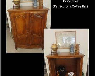 TV Cabinet by Ethan Allen (Perfect for a Coffee Bar)