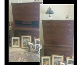 Highboy with Secretary Drawer SOLD