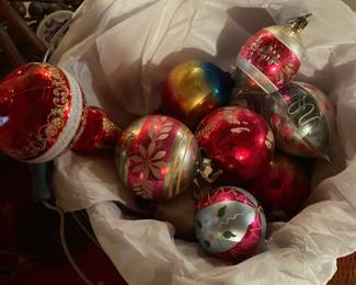 Vintage Glass Ornaments